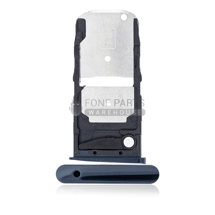 For Motorola Z3 Play Replacement Sim and SD Card Tray [Blue]