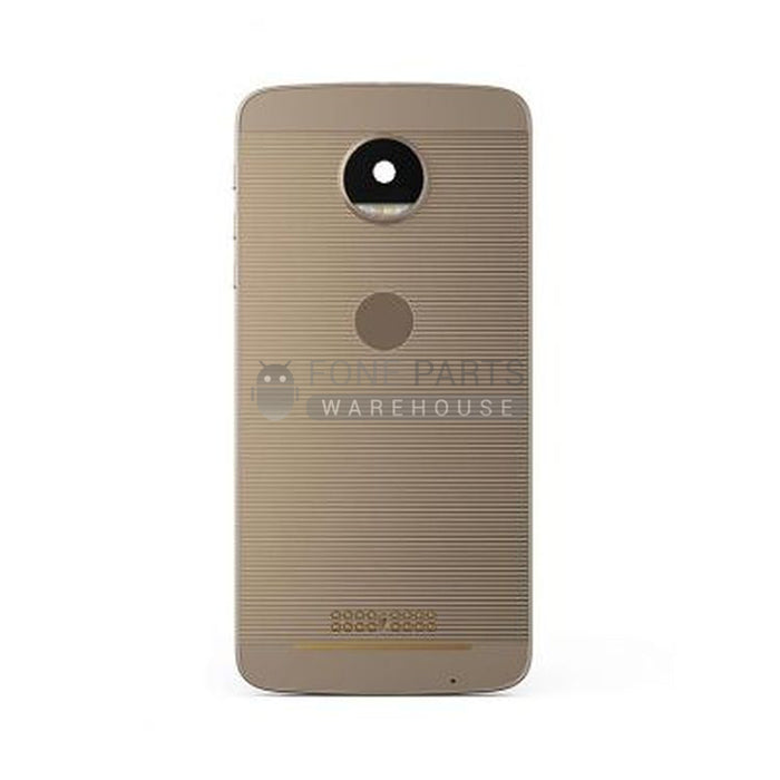 For Motorola Z Force Mid Cover Frame Housing +Battery Rear Cover[Gold]