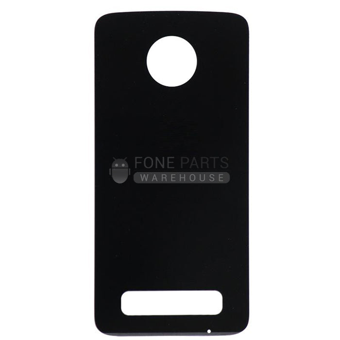 For Motorola Z Play Replacement Battery Cover in [Black]