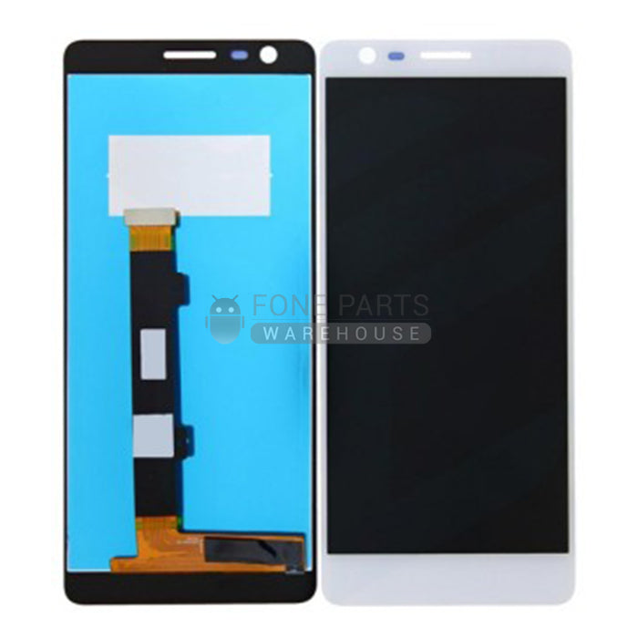 For Nokia 3.1 LCD Display Touch Screen Digitizer Without Frame [White]