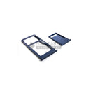 For Nokia 3.1 Plus (2018) Replacement Sim card Tray Holder with Sim SD Card Adapter [Blue]