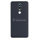 For Nokia 3.1 Replacement Battery Back Cover in [Black]