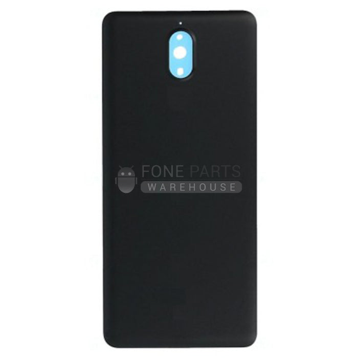 For Nokia 3.1 Replacement Battery Back Cover in [Black]