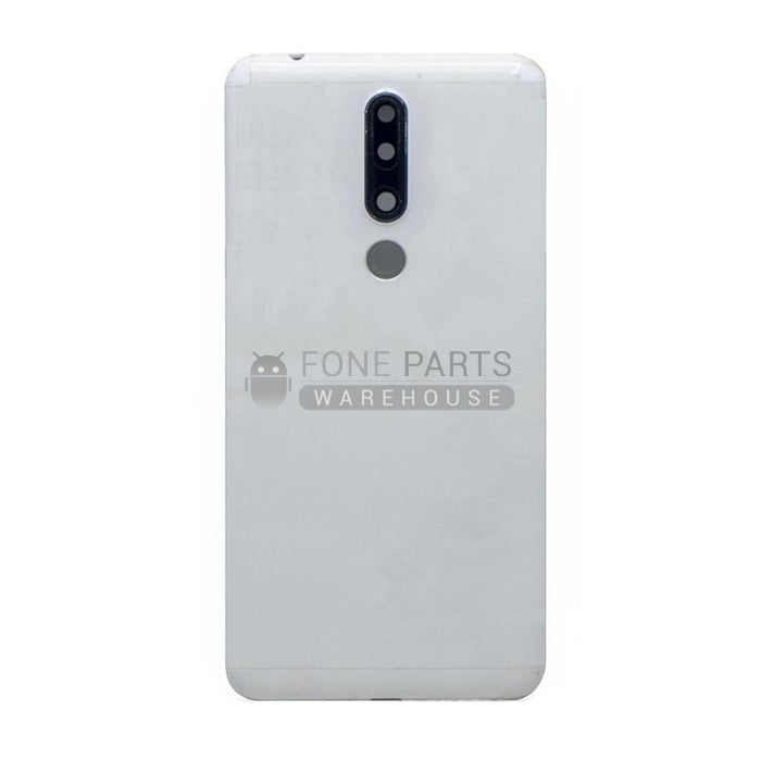 For Nokia 3.1 Replacement Battery Back Cover in [White]