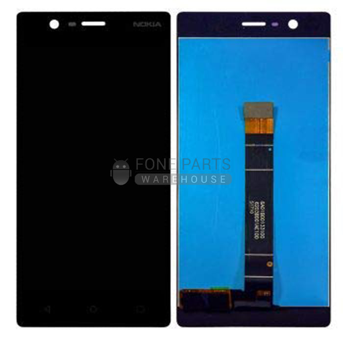 For Nokia 3 Replacement LCD Display Touch Screen Digitizer Without Frame [Black]