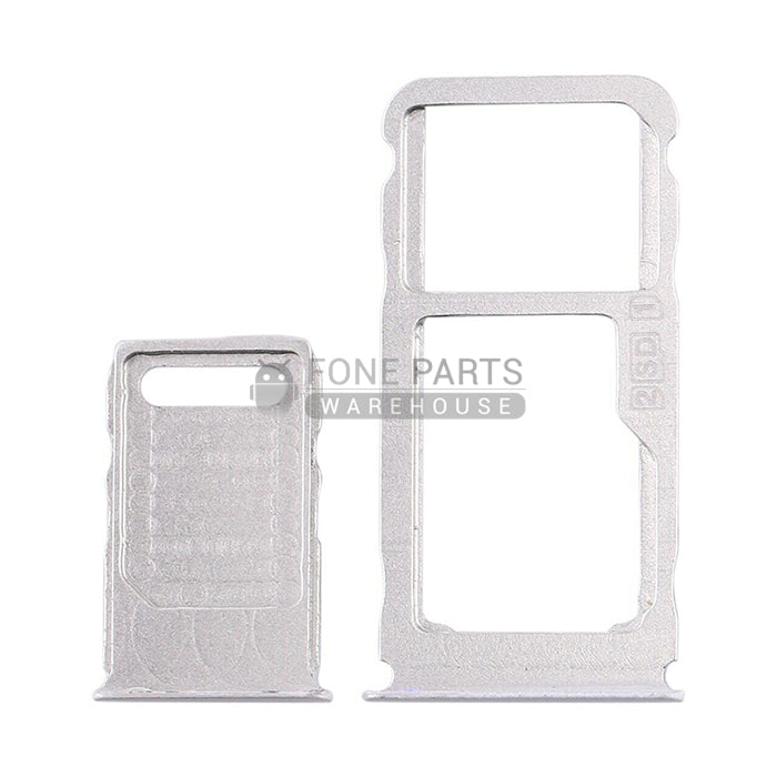 For Nokia 3.1 Plus (2018) Replacement Sim card Tray Holder with Sim SD Card Adapter(white)