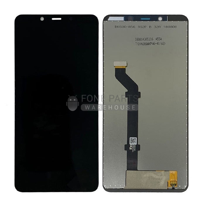 For Nokia 3.1 Plus (2018) LCD Display Touch Screen Digitizer Without Frame [Black]