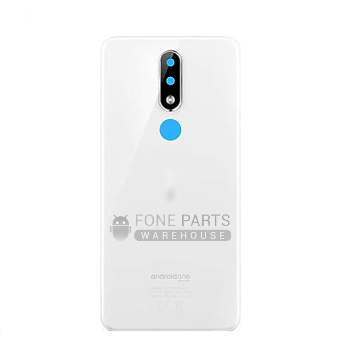 For Nokia 5.1 Plus/ X5 (2019) Replacement Battery back Cover With Lens [White]