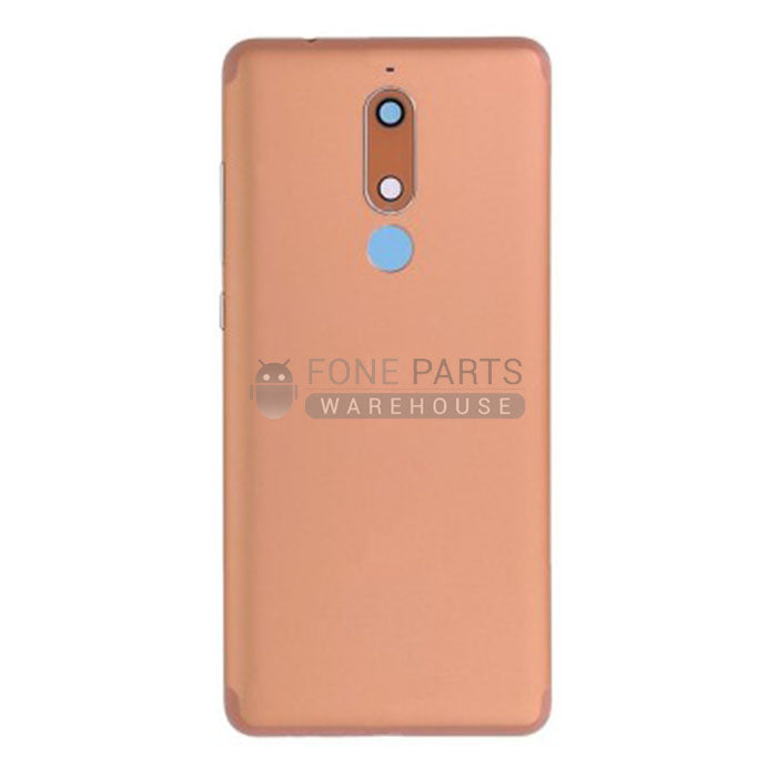 For Nokia 5.1 (2018) Replacement Battery Back Cover [Pink]