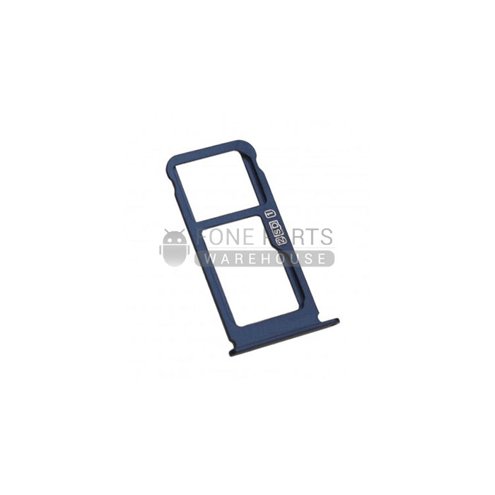 For Nokia 6.1 Plus/ X6 Replacement SIM Card Tray / Micro SD Card Tray[Blue]