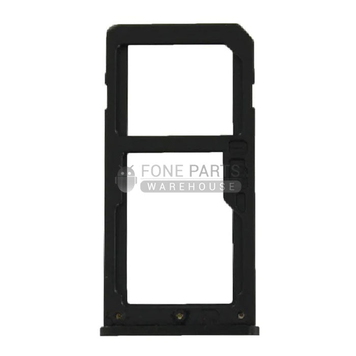 For Nokia 6.1 (2018) Replacement Sim card Tray Holder [Black]