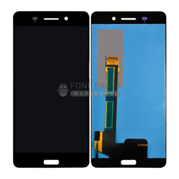 For Nokia 6 Replacement LCD Screen Touch Screen Digitizer Without Frame [Black]