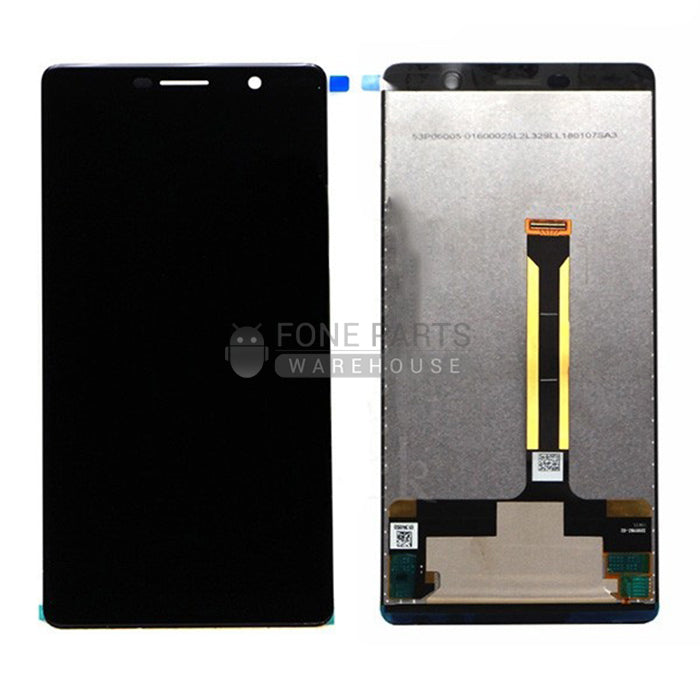 For Nokia 7 Plus Complete Lcd with Digitizer Assembly in [Black] [ORIGINAL]