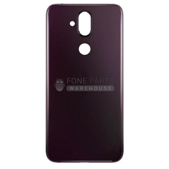 For Nokia 8.1 / X7 / 7.1 Plus Replacement Battery Back Cover [DARK Red]