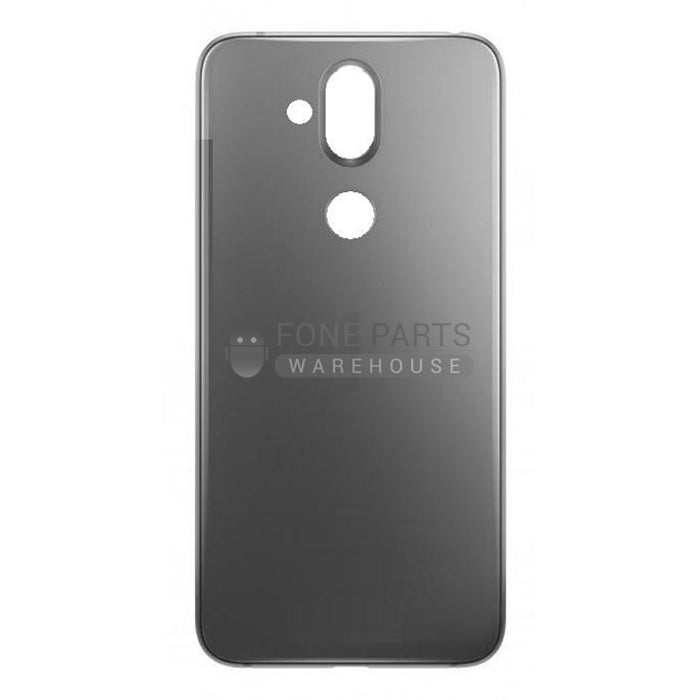 For Nokia 8.1 / X7 / 7.1 Plus Replacement Battery Back Cover [Silver]