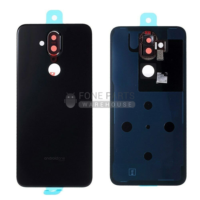 For Nokia 8.1 / X7 / 7.1 Plus Replacement Battery Back Housing [Black]