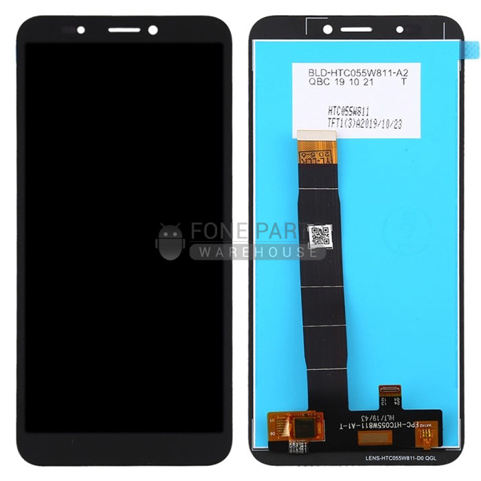 For Nokia C1 LCD Screen and Touch Digitizer Without Frame (Black)