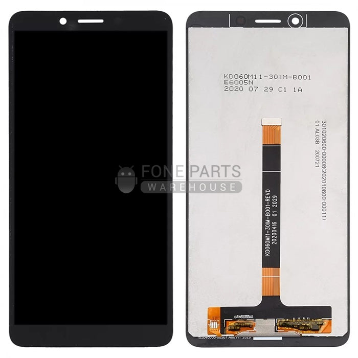 For Nokia C3 LCD Screen and Touch Digitizer Without Frame (Black)