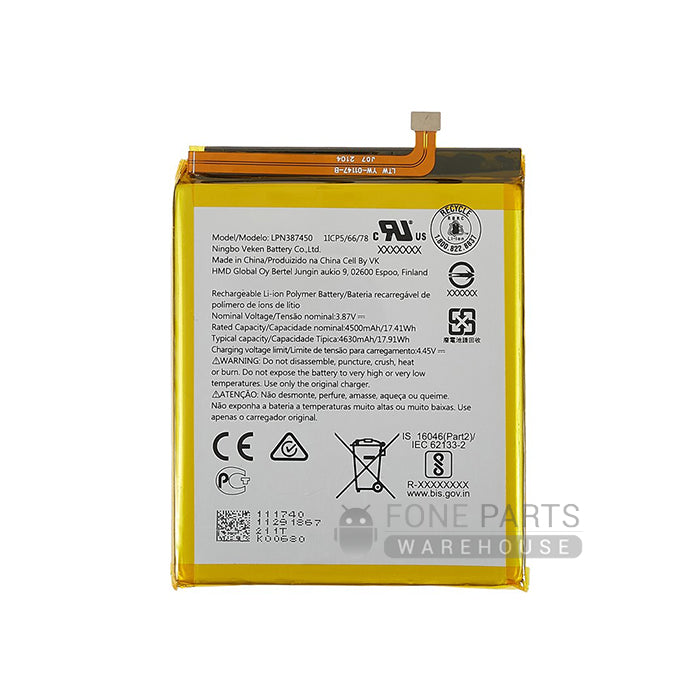 For Nokia XR20 Replacement Battery [Assemble with original IC]