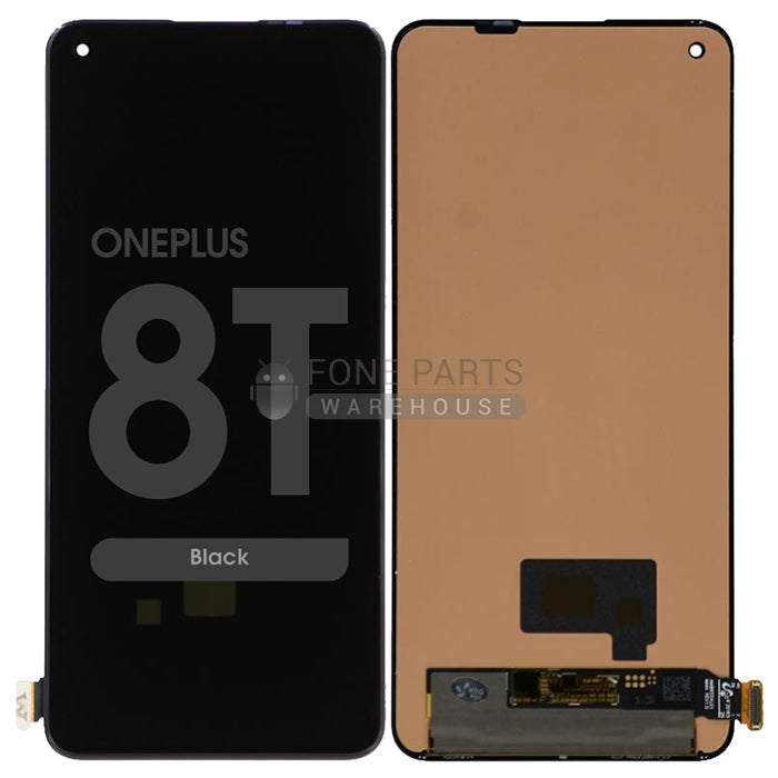 For OnePlus 8T Lcd Screen with Touch Digitizer Assembly in [Black] [TFT] [Without Frame]