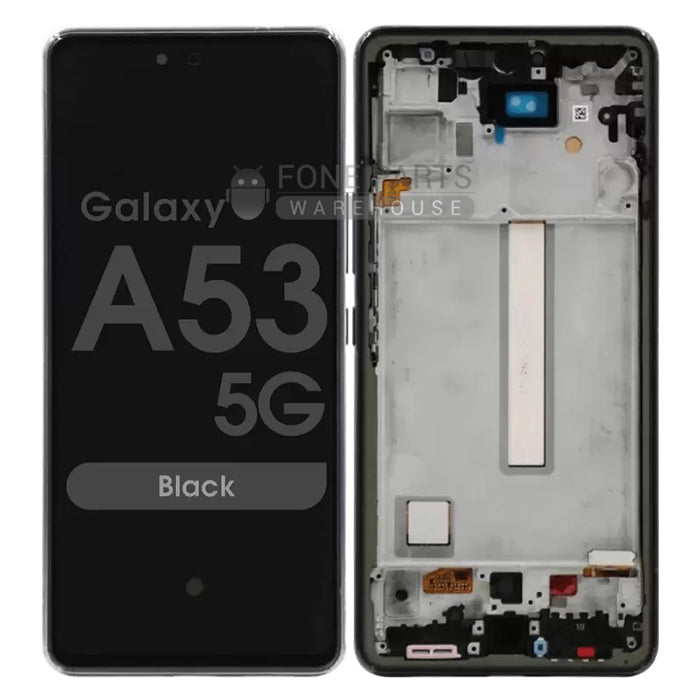 For Galaxy A53-5G (A536) LCD Screen With Touch Digitizer Assembly and Frame (Incell)