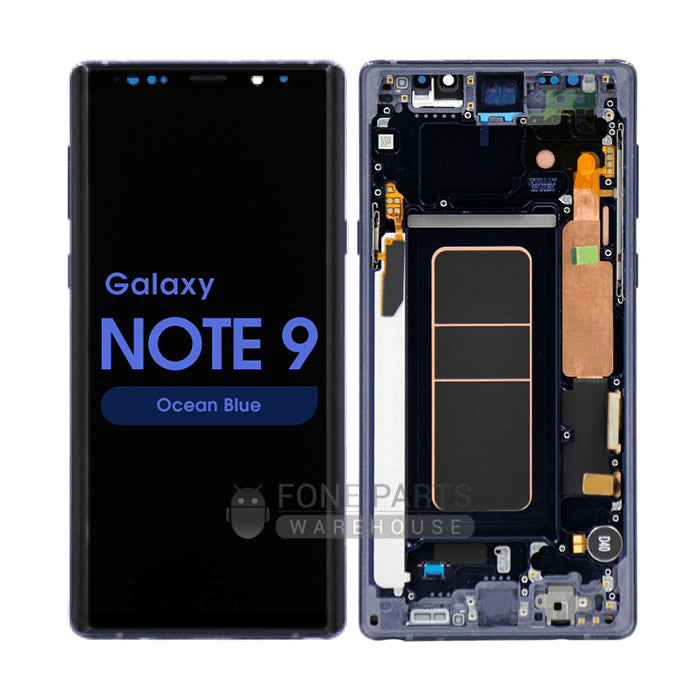 Galaxy Note 9 LCD Screen Digitizer Assembly With Frame [Oled] [Blue]