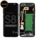 For Galaxy S8 LCD Screen With Frame and Touch Digitizer Assembly (Pulled Out) [Black]