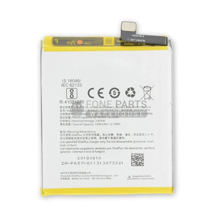 For Oneplus 6 Replacement Battery [ Assemble with original ic]