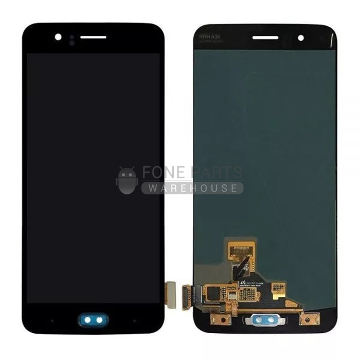 For Oneplus 5 Lcd Screen with Touch Digitizer [Black] [AMOLED - Without Frame]