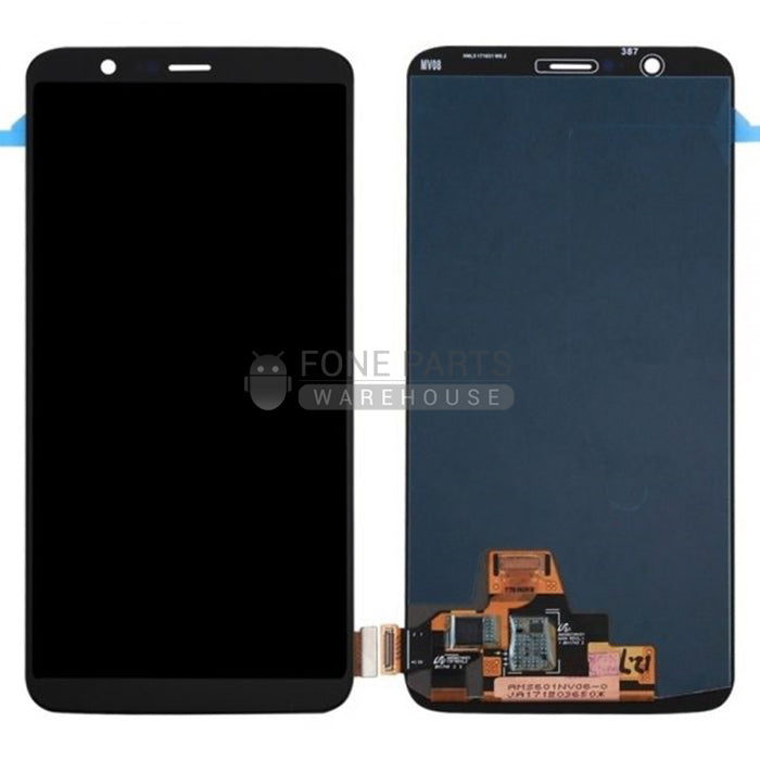 For Oneplus 5T Lcd Screen with Touch Digitizer [Black] [Amoled - Without frame ]