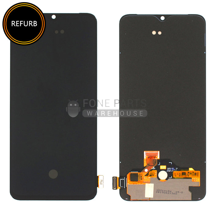 For OnePlus 7 Lcd Screen with Touch Digitizer Assembly in [Without Frame] [AMOLED-Refurbished]