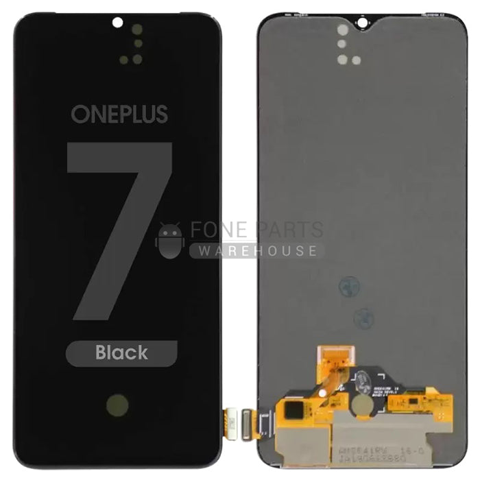 For OnePlus 7 Replacement Lcd Screen with Touch Digitizer [Black] [AMOLED - WITHOUT FRAME ]