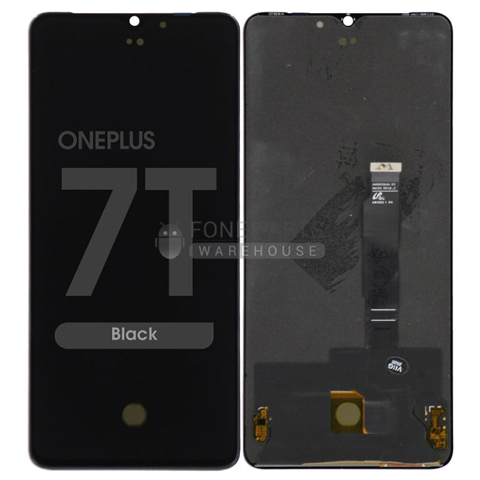 For OnePlus 7T Lcd Screen with Touch Digitizer Assembly in [Black] [TFT] [Without Frame]