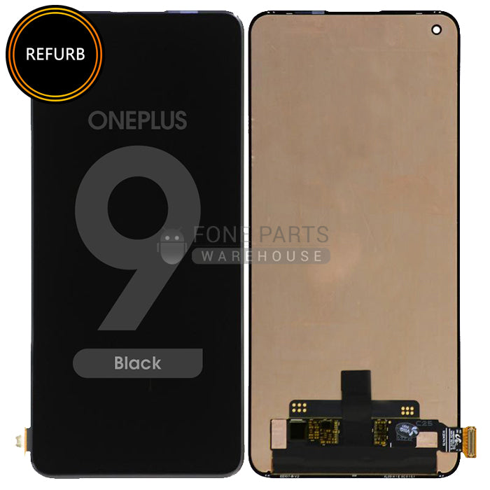 For OnePlus 9 Lcd Screen with Touch Digitizer Assembly in [Without Frame] [AMOLED-Refurbished]