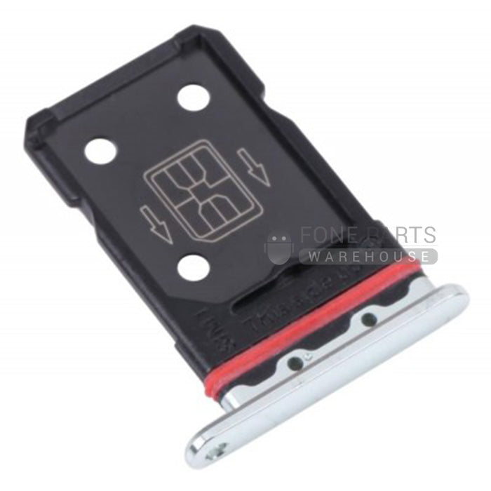 For OnePlus 9R Replacement Sim Tray [White]