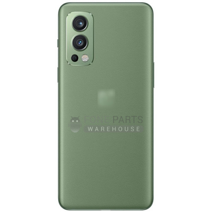 For OnePlus Nord 2 5G Replacement Battery Back Cover With Camera Lens [Green Wood]