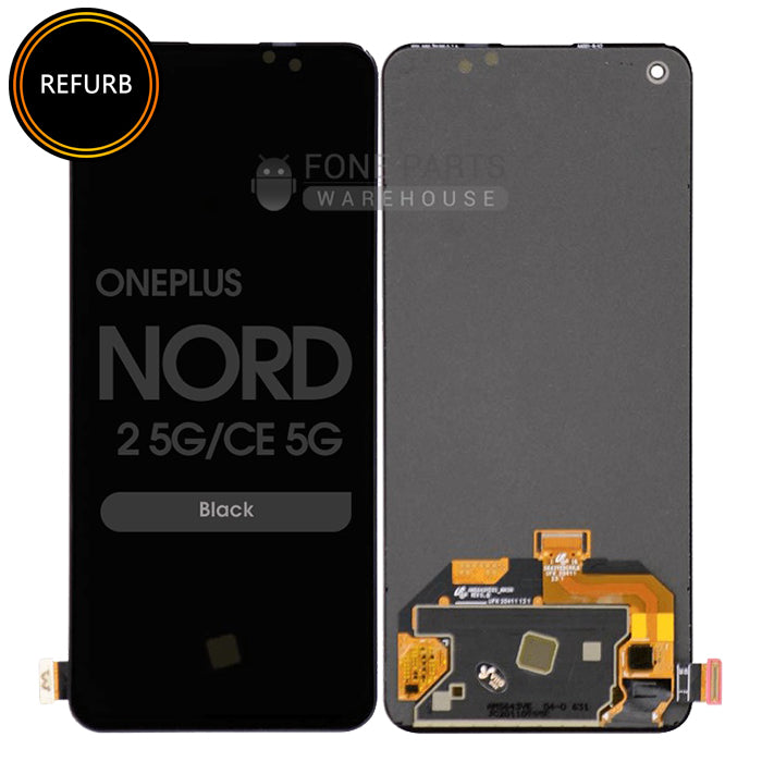 For OnePlus Nord CE 5G Lcd Screen with Touch Digitizer Assembly in [Original-Refurbished] [Without Frame]