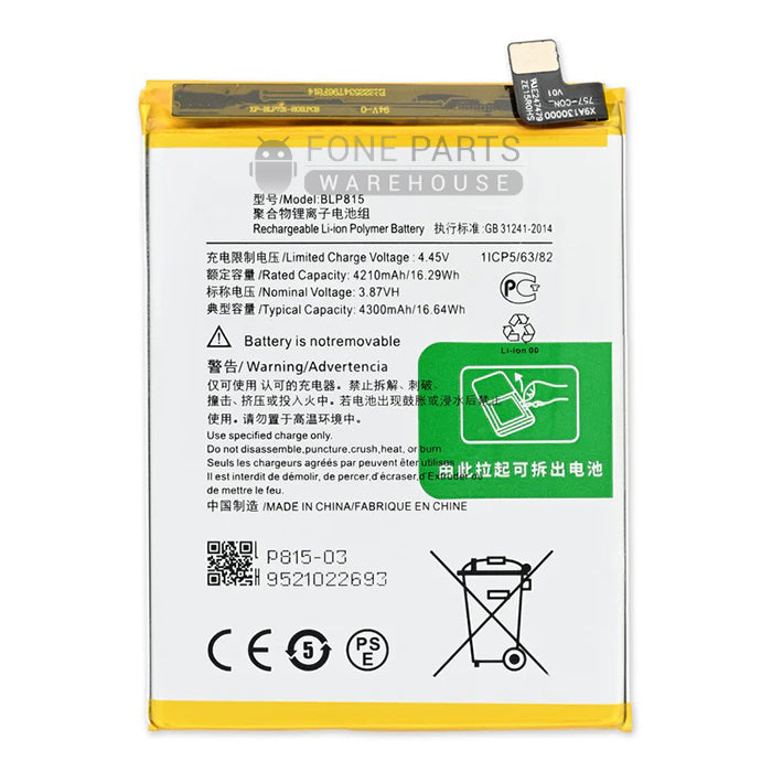 For OnePlus Nord N10 5G Replacement Battery [ Assemble With Original Ic]