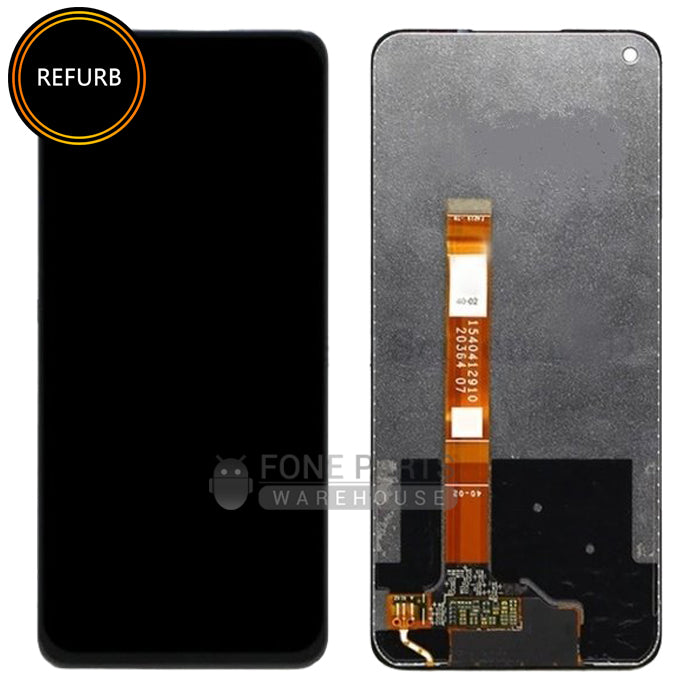 For OnePlus Nord N10 Lcd Screen with Touch Digitizer Assembly in [Black] [AMOLED-Refurbished] [Without frame]