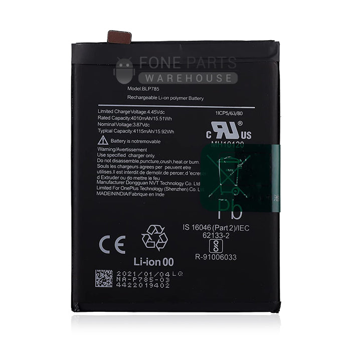 For OnePlus Nord Replacement Battery [ Assemble With Original Ic]