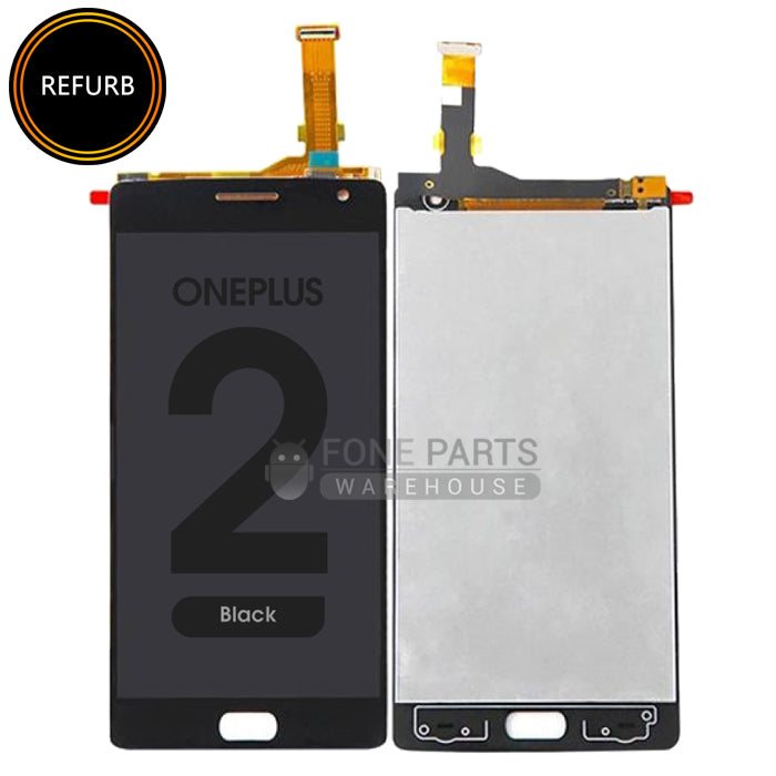 For Oneplus 2 Lcd Screen with Touch Digitizer Assembly in [Black] [Original Refurbished] [WithOut Frame]