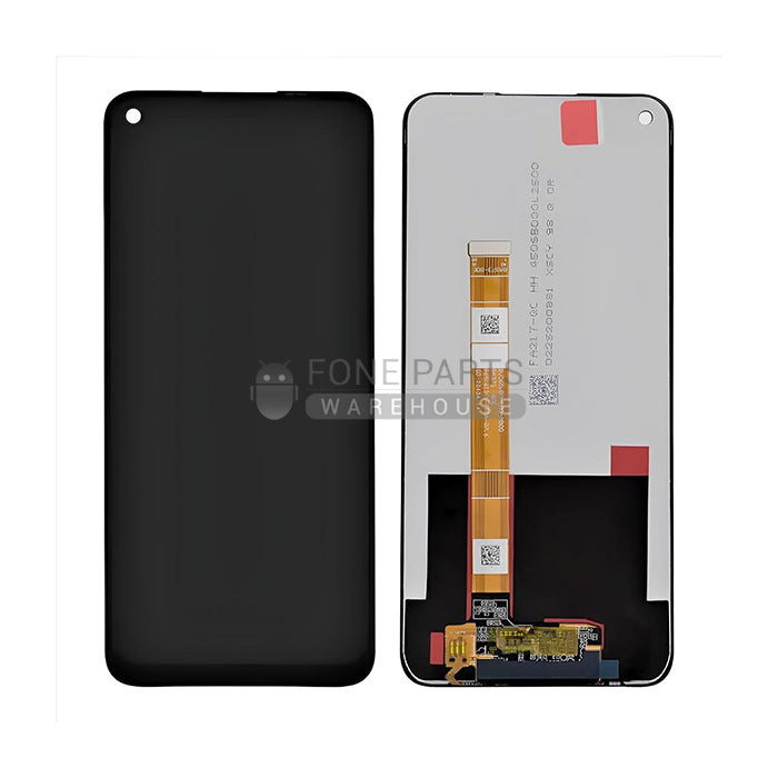 For Oppo A53s LCD Screen and Touch Digitizer Without Frame (Black)