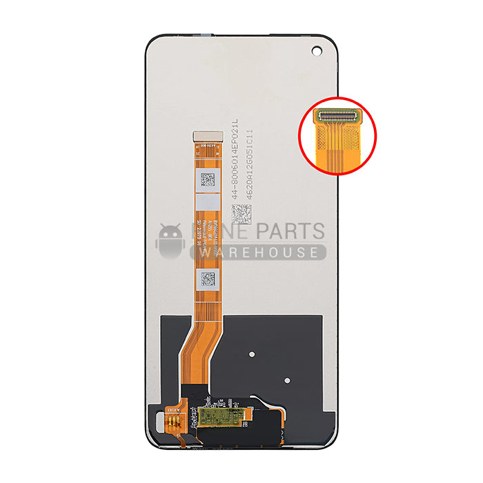 For Oppo A76 / For Oppo A56 LCD Screen and Touch Digitizer Without Frame (Black)