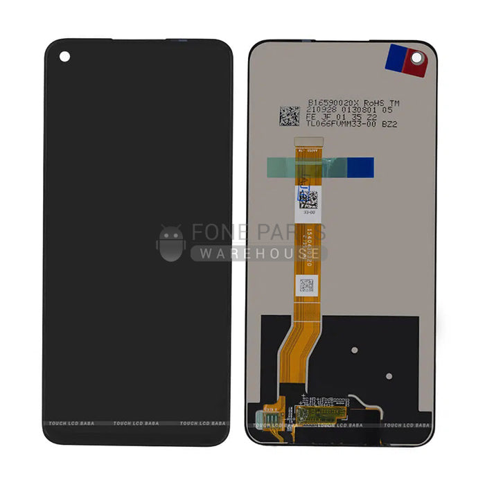 For Oppo A76 / For Oppo A56 LCD Screen and Touch Digitizer Without Frame (Black)