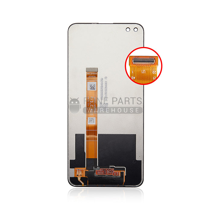 For Oppo Reno 4 Z 5G LCD Screen and Touch Digitizer Without Frame (Black)