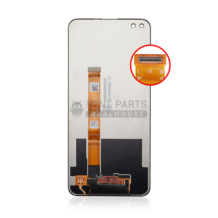 For Oppo Reno 4 Z LCD Screen and Touch Digitizer Without Frame (Black)