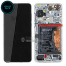 For P40 Lcd Screen Touch Digitizer Assembly With Frame (White) (Service Pack)