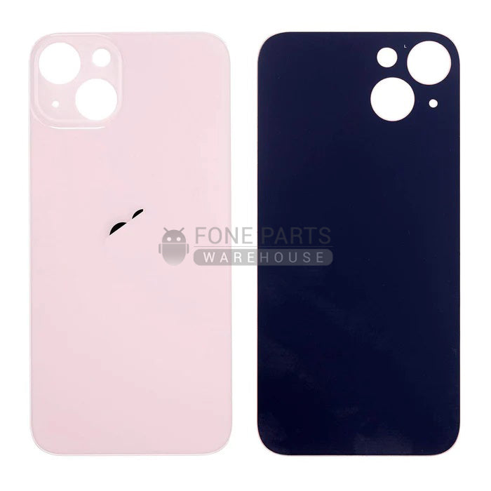 For IPhone 13 Replacement Rear Cover Glass [Pink]