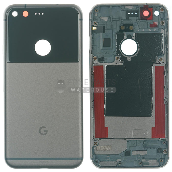 For Google (Pixel 1) Replacement Battery Back Cover Housing [Black]