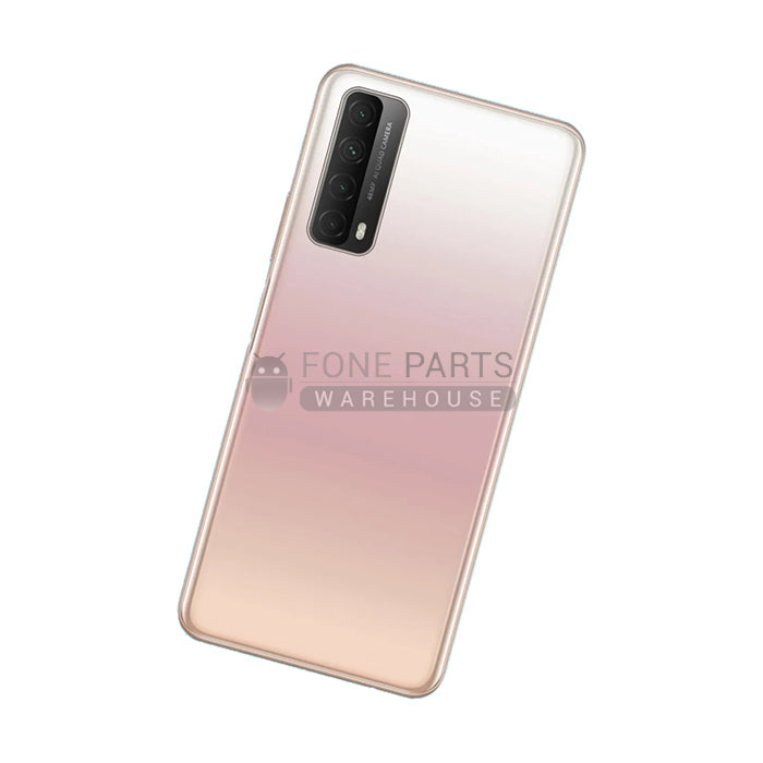 For P Smart 2021 Battery Back Cover Camera Lens [Blush Gold]